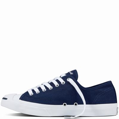 Converse Jack Purcell Ltt Core Canvas Low Tops Mens - Navy/White Shoes (823DWHXC)